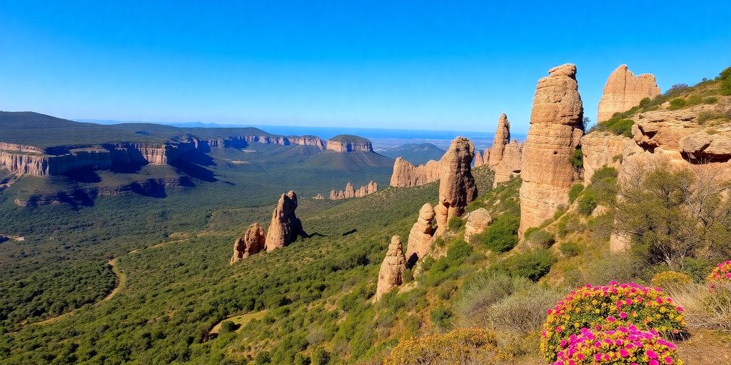 Vista do Parque Nacional da Serra da Capivara.